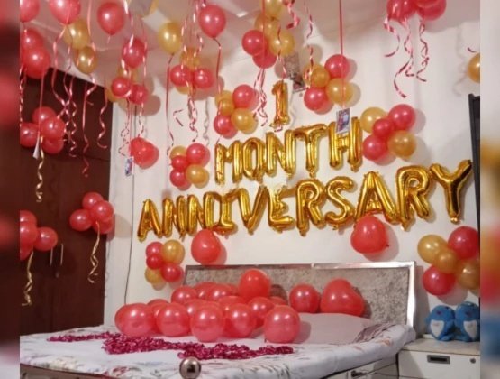 1st Month Anniversary Decor