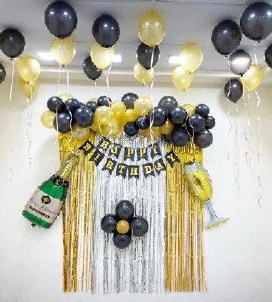 Balloon Wall Decoration for Birthday