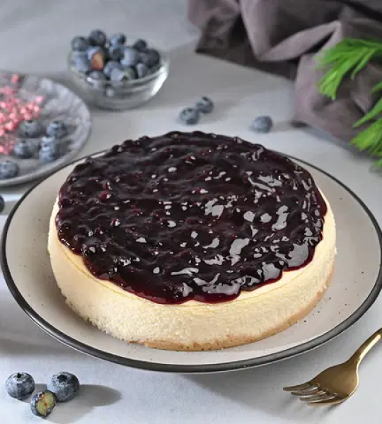 Classic Blueberry Cheesecake