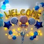 Welcome Baby Boy Decoration